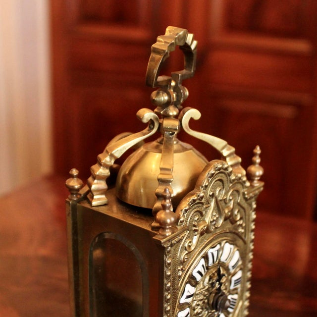 Late 19th Century Fine English Brass Carriage Clock, 19th Century For Sale - Image 5 of 13