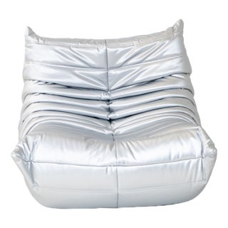 Silver Togo Lounge Chair by Michel Ducaroy for Ligne Roset For Sale