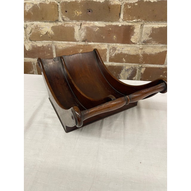 English Antique English Mahogany Cheese Cradle For Sale - Image 3 of 7