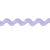 Contemporary Sample - Schumacher Ric Rac Tape Small Tape in Lilac For Sale - Image 3 of 3