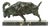 Antique Goat Sculpture in Bronze and Marble, 1920s For Sale