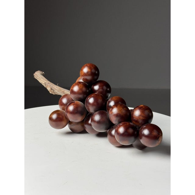 Vintage Grape Cluster in Alabaster For Sale - Image 5 of 14