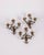 Vintage Italian Floral Wall Lamps in Iron and Porcelain, 1950s, Set of 3 For Sale - Image 16 of 16