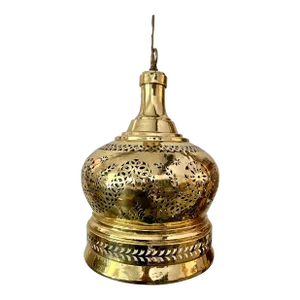 Vintage Brass Moroccan Light Pendant