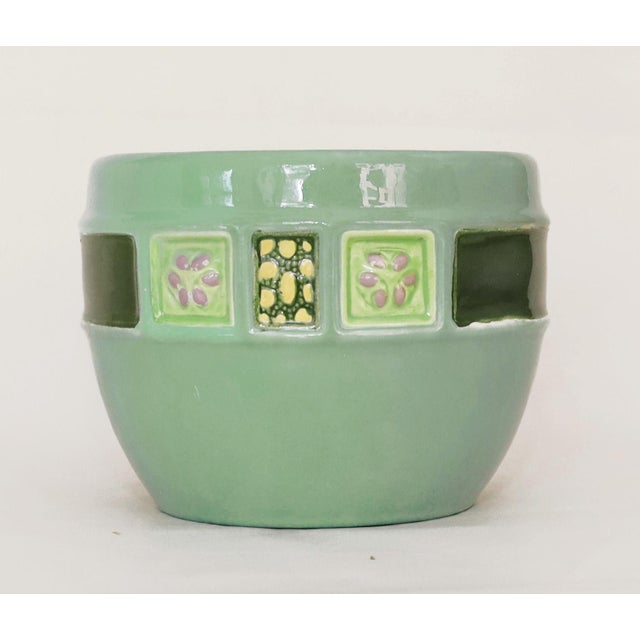 Green Art Deco Jugendstil Cachepot from Julius Dressler, 1890s For Sale - Image 8 of 8