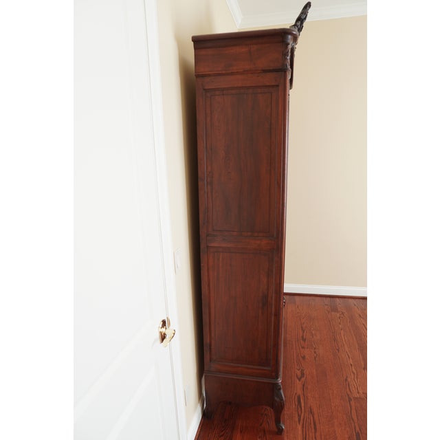 Rococo Antique Italian Rococo Revival Mirrored Armoire For Sale - Image 3 of 15