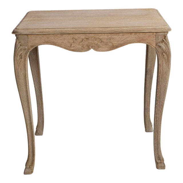 Early 20th Century Louis XV Side Table In Oak For Sale