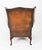 Animal Skin Antique Chippendale Revival Wingback Armchairs in Leather, 1920s, Set of 2 For Sale - Image 7 of 18