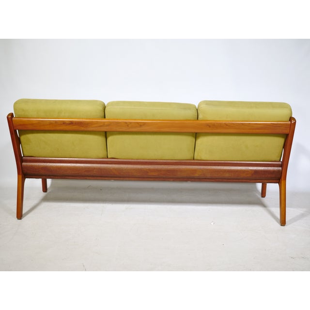 Wood Mid-Century Senator Sofa in Teak by Ole Wanscher for France & Søn, 1960s For Sale - Image 7 of 9