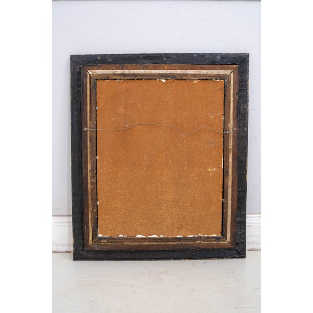 Orange Abstract Still Life Orange Flowers Oil Painting on Canvas Painting Signed For Sale - Image 8 of 8