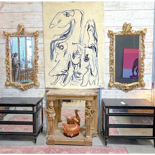 Large Scandinavian Abstract Wool Tapestry, by Asger Jorn (CoBrA) circa 1955 For Sale - Image 6 of 10