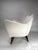 Set of Perla Armchairs in Wood & White Fabric attributed to Guglielmo Veronesi, Isa, Italy, 1950s For Sale - Image 4 of 10