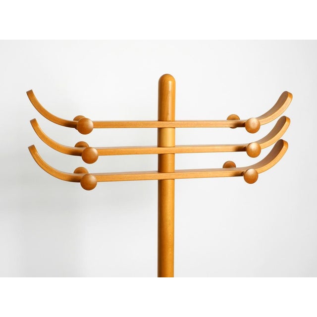 Large Beechwood Coat Rack by Aksel Kjersgaard for Odder Mobler, Denmark, 1960s For Sale - Image 12 of 18
