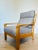 Vintage Oak Lounge Armchair, West Europe, 1970s, in Restored conditions. Designed 1960 to 1969