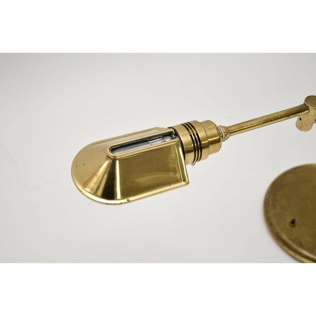 1970s Vintage Brass Desk Lamp, 1970s For Sale - Image 5 of 8