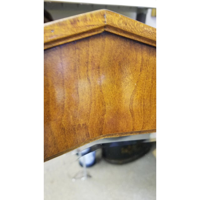 Late 20th Century Large and Handsome Henredon Biedermeier Style Olive Wood Mirror For Sale - Image 5 of 9