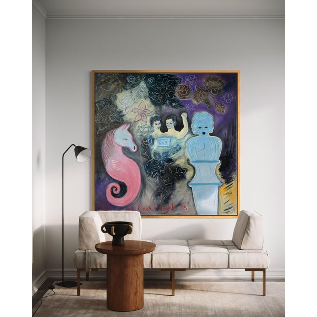 Early 21st Century Steven E Robertson, All I Do Each Night Is… Pray, 2025, Oil on Canvas For Sale - Image 5 of 10