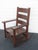 This Rocking Chair is made of wood, oak, and tiger oak. This beautiful rocking chair has fabulous Early 1900's Art and...