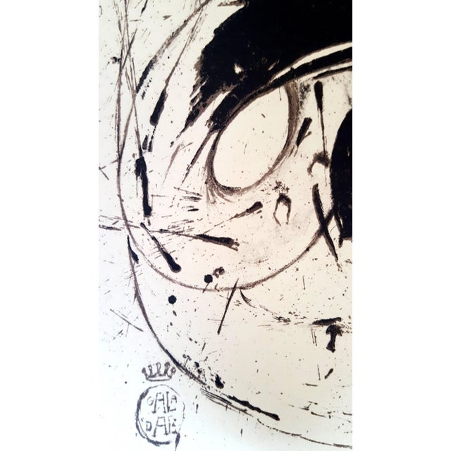 Salvador dali - don quichotte - original lithograph joseph foret, paris, 1957 printer : atelier mourlot. - signature :...