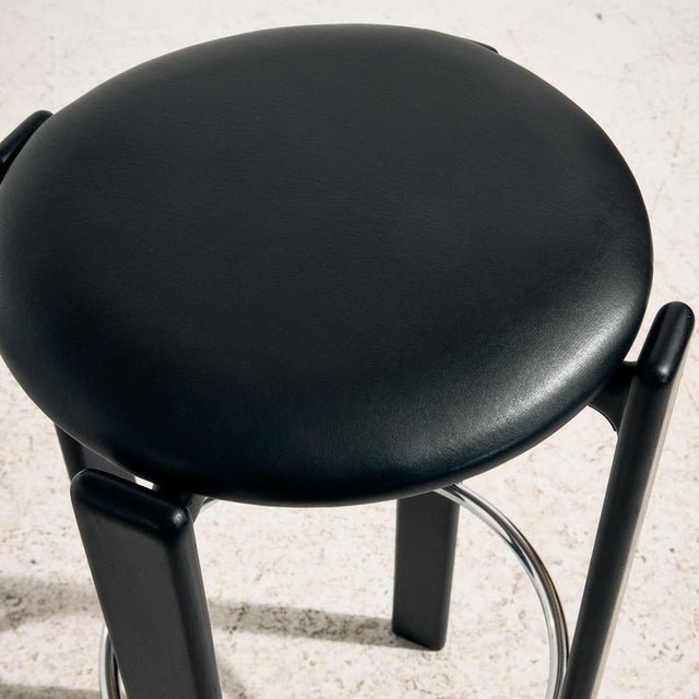Bar Stool by Bruno Rey for Kusch & Co., 1970s For Sale - Image 12 of 15