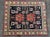 Textile Antique Kazak Rug | Bold Geometric Tribal Design, Navy Field | 5'5"x6'5" For Sale - Image 7 of 7