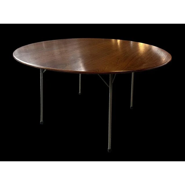 1950s Teak Model 3600 Dining Table by Arne Jacobsen for Fritz Hansen, 1950s For Sale - Image 5 of 5
