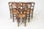 Early 20th Century Louis XV Style Set of 6 Oak Rush Seat Dining Chairs For Sale - Image 4 of 5