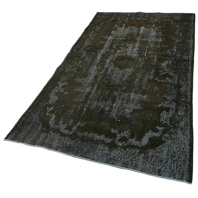 Vintage Turkish Hand Carved Rug For Sale - Image 3 of 7