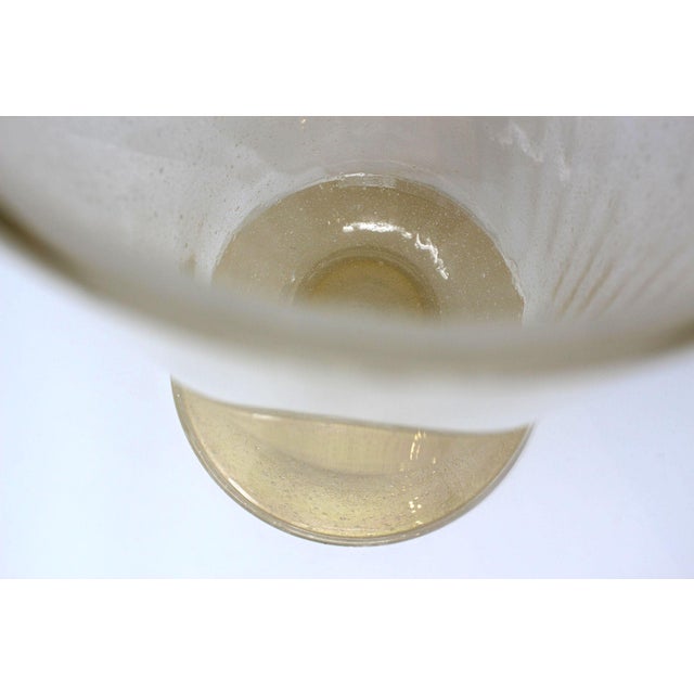 Gold Infused Art Glass Centerpiece For Sale - Image 4 of 5