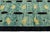 Azure Rain Modern Abstract Teal & Gold Moroccan Style Wool Rug 10x14 For Sale - Image 10 of 12