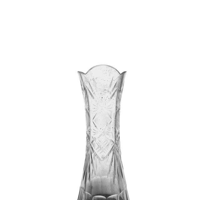 Vintage Polish Crystal Vase, 1930s For Sale - Image 3 of 16