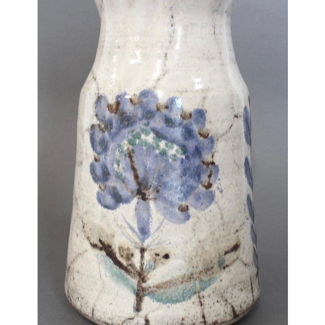 Vintage French Ceramic Vase by Gustave Reynaud for Le Mûrier, 1960s For Sale - Image 11 of 16
