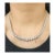 17.58 Ct Riviera Graduated Diamond Necklace - Platinum For Sale