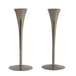 Danish Modern Candleholders - A Pair For Sale