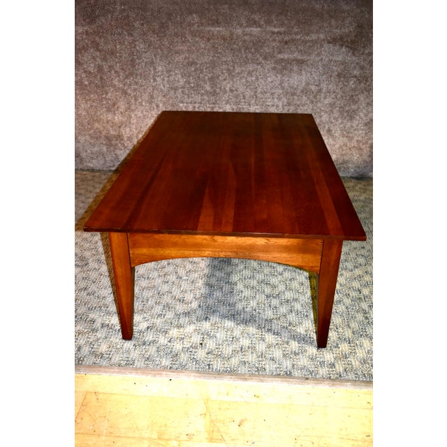 Ethan Allen Solid Cherry Transitional Style Coffee Table W ...