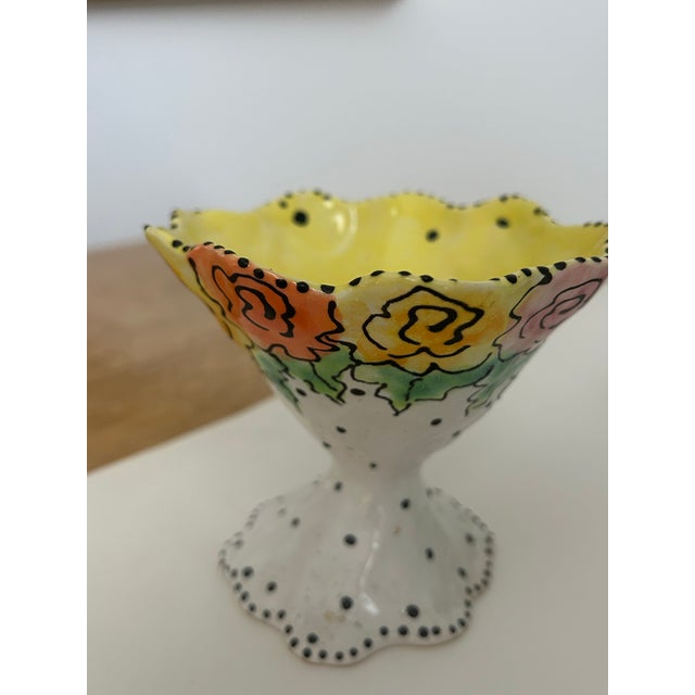 1990s Handmade Ceramic Serving Set For Sale - Image 4 of 8