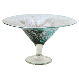 Mid-Century Modern Glass Bowl Centerpiece, 1970s