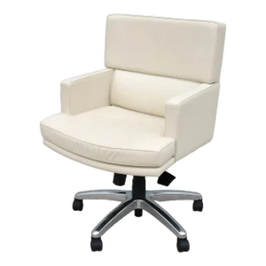 Contemporary Modern Martin Brattrud Braemar Mid-Back Leather Office Desk Chair