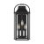 Sean Lavin by Visual Comfort Studio Wellsworth 3-Light Outdoor Small Lantern Sconce in Textured Black For Sale In Greenville, SC - Image 6 of 6