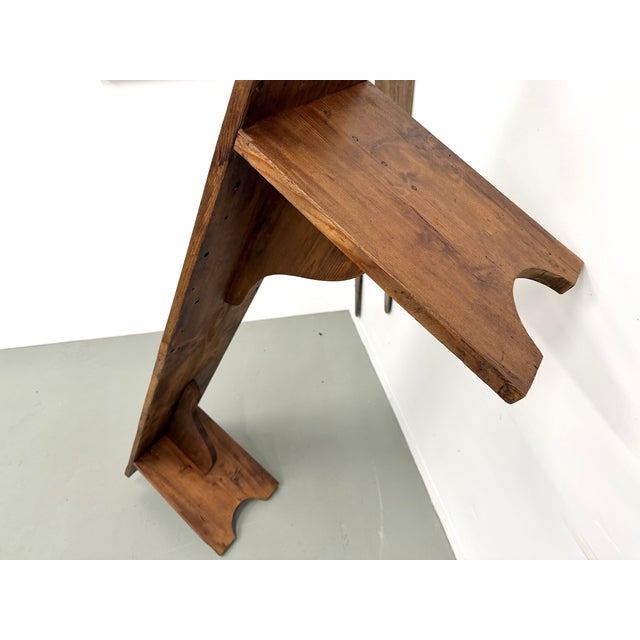 Large Pine Farm Bench, 1950s For Sale - Image 14 of 16