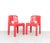Vintage Universal Chairs in Red by Joe Colombo for Kartell, 1960s, Set of 2 For Sale - Image 15 of 15