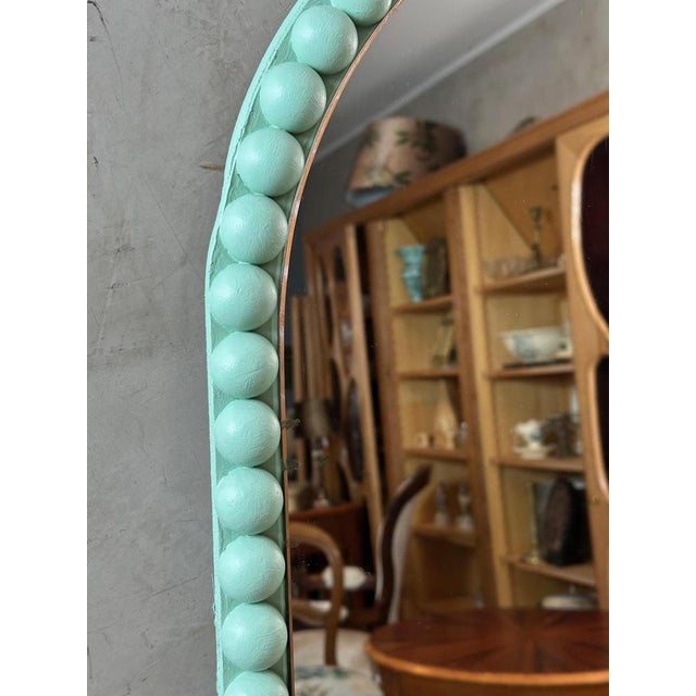 Vintage Rounded Standing Mirror For Sale - Image 12 of 13