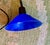 Mid-Century Modern 1980s Blue Danish Glass Pendant Light. Scandinavian Mid Century Design For Sale - Image 3 of 6