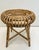 Mid-Century French Woven Bamboo Rattan Stool, 1950s For Sale - Image 13 of 13