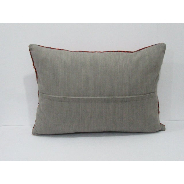 Traditional Decorative Embroidered Large Pillow Cover For Sale - Image 3 of 4