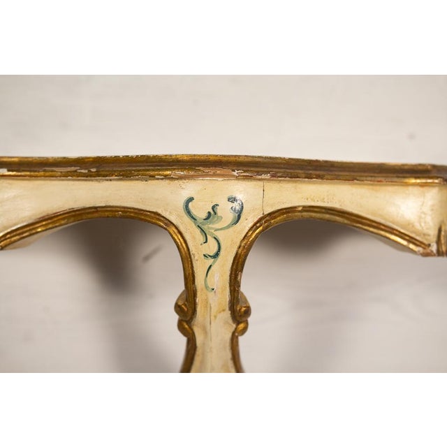 Wood Venetian Baroque Style Consoles, 1960s, Set of 2 For Sale - Image 7 of 14