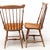 1970s Pair of Vintage L. Hitchcock Maple Windsor Fan-Back Side Chairs, Hand-Stenciled, Circa 1970 For Sale - Image 5 of 7