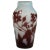 Art Nouveau Style Cameo Vase with Annual Honesty Decor from Emile Gallé, France, 1920s For Sale