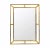 Mid Century Modern Brass Faux Bamboo Wall Mirror Italy For Sale - Image 11 of 11