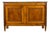 Early 19th Century French Louis XVI Walnut Buffet With Marble Top For Sale